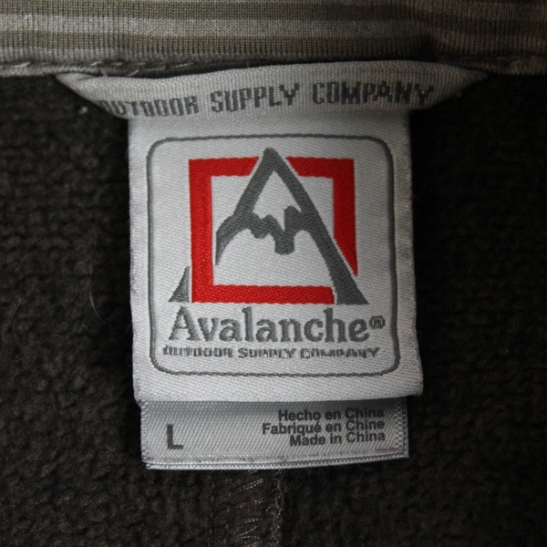 Avalanche Women's Brown Black Button Up Long Sleeve Collared Coat Jacket Size L