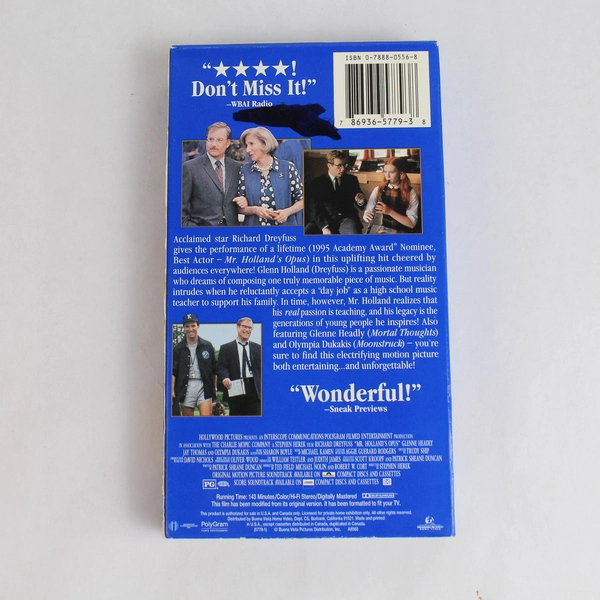Mr. Holland's Opus VHS 1996 Hollywood Pictures Home Video Richard Dreyfuss