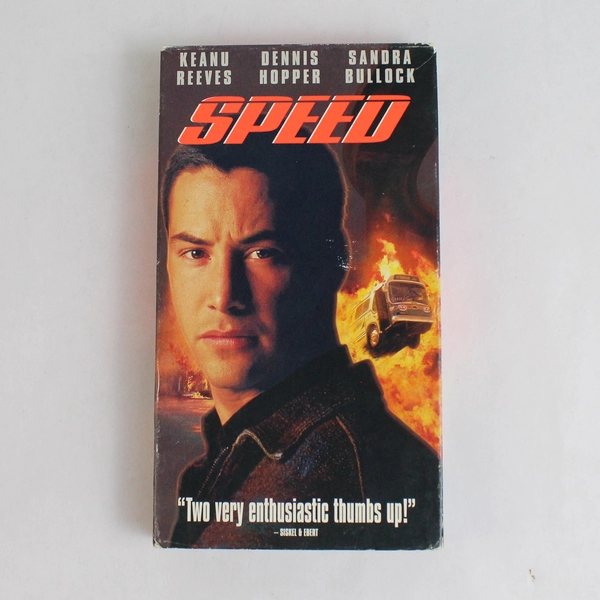 Speed VHS Movie 1994 20th Century Fox Keanu Reeves Sandra Bullock