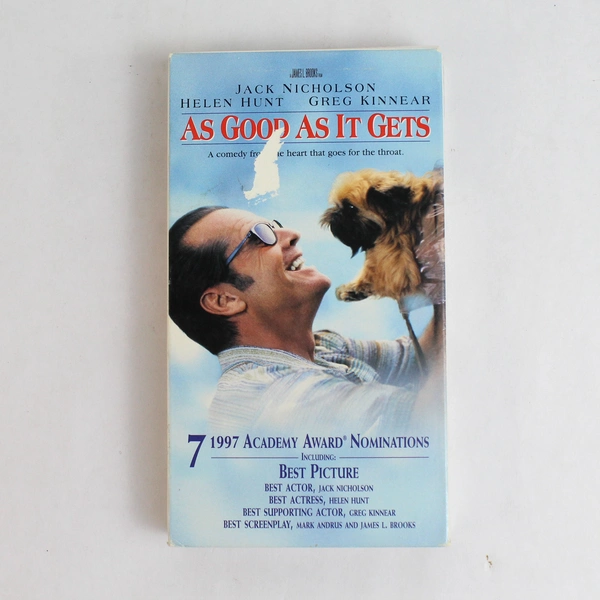 As Good As It Gets VHS Tape Columbia Tri Star 1998 Jack Nicholson