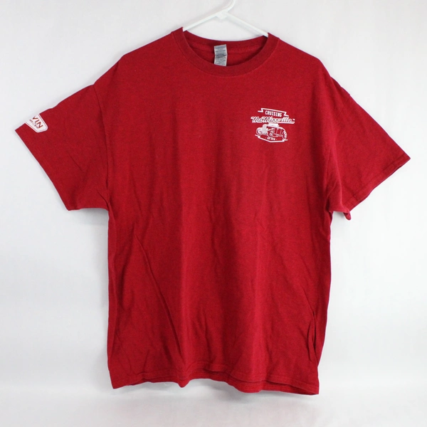 Gildan Cruising McMinnville Red Cotton Blend T-Shirt Men's Size XL
