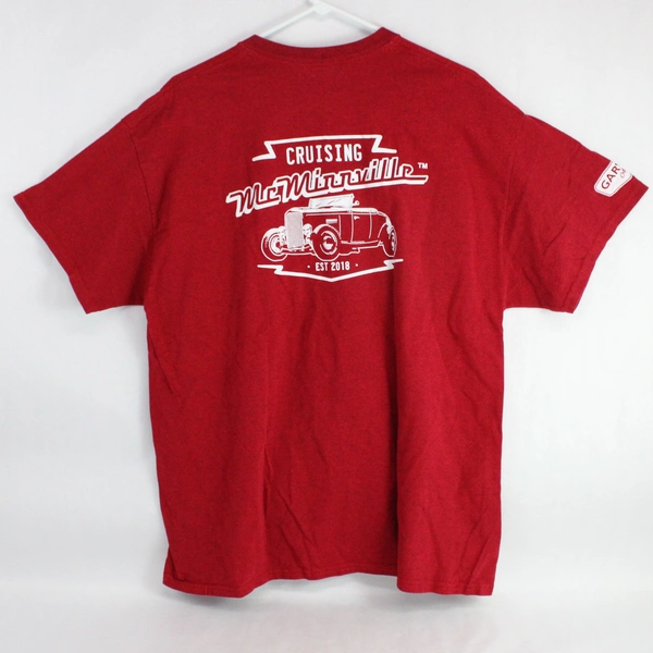 Gildan Cruising McMinnville Red Cotton Blend T-Shirt Men's Size XL