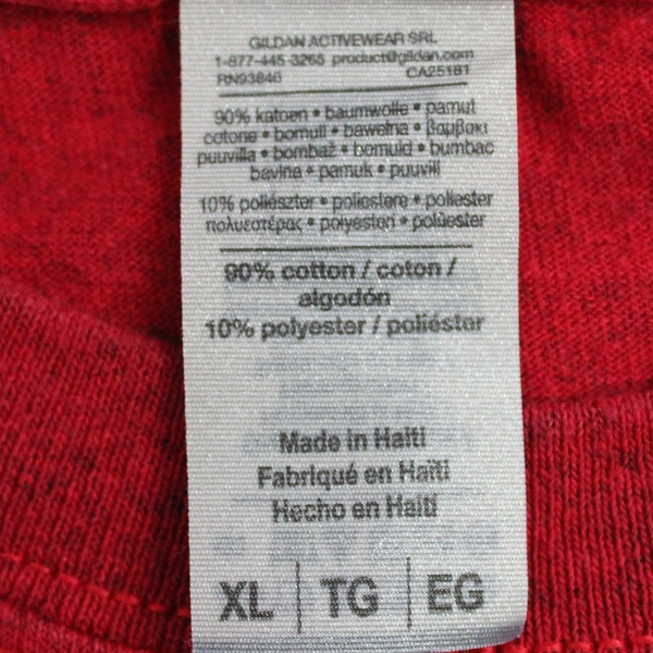 Gildan Cruising McMinnville Red Cotton Blend T-Shirt Men's Size XL