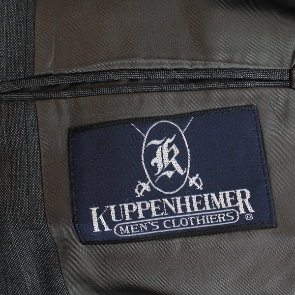 Kuppenheimer Gray Pinstripe Suit Jacket Men's Size 48