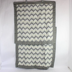 Set Of 2 Next Creations Pillow Shams Covers 25.5"x25.5" Gray Yellow Zip Closure