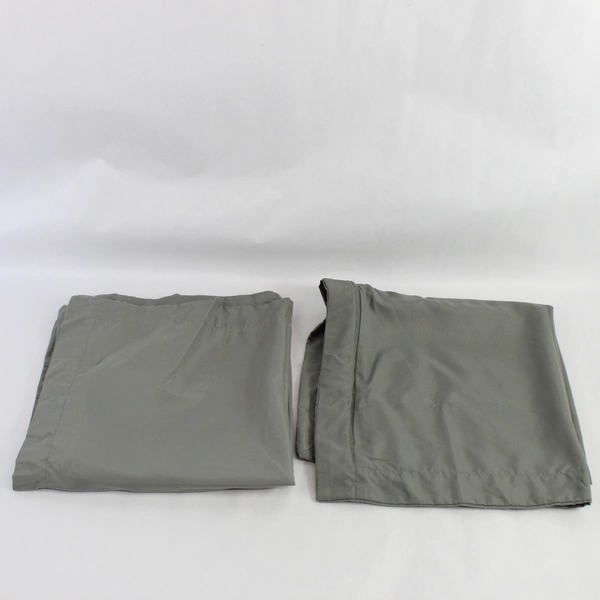 Set Of 2 Next Creations Pillow Shams Covers 25.5"x25.5" Gray Yellow Zip Closure