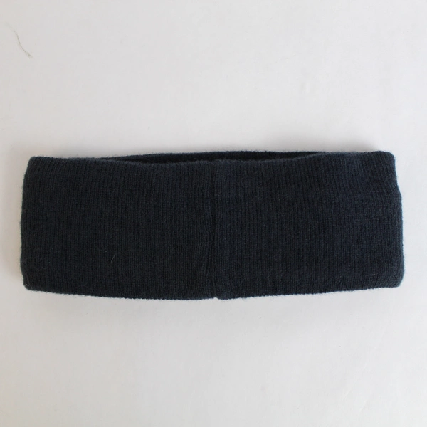 T.I. Navy Blue Embroidered Alaska Logo 100% Acrylic Workout Exercise Sweatband