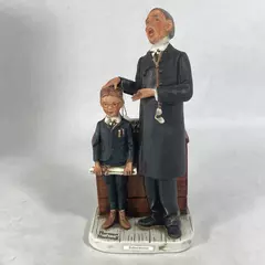 1973 Norman Rockwell Saturday Evening Post Cover Collection Schoolmaster NR10