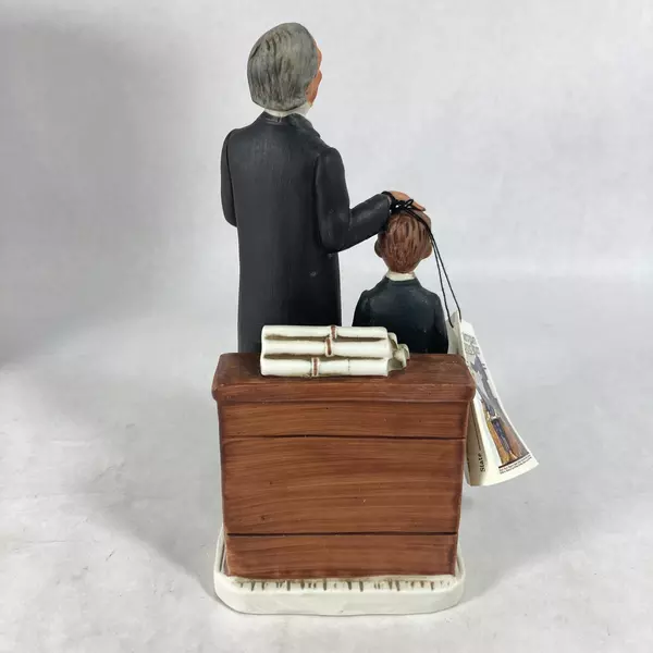 1973 Norman Rockwell Saturday Evening Post Cover Collection Schoolmaster NR10