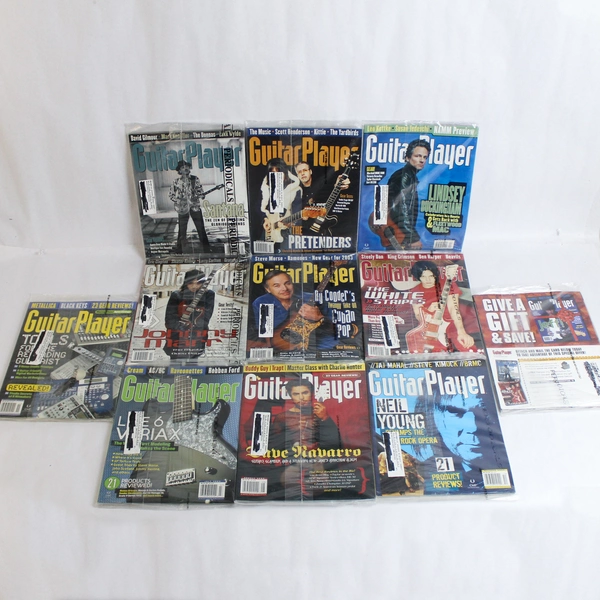 Lot Of 11 Guitar Player Magazine 2003 Missing September Sealed in Plastic