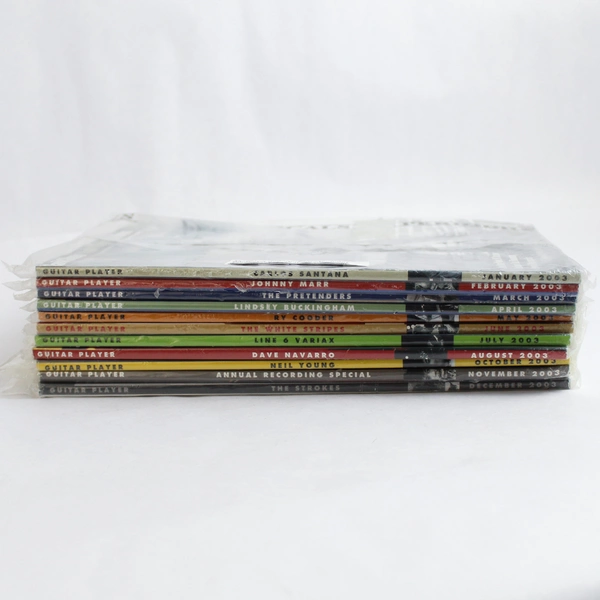 Lot Of 11 Guitar Player Magazine 2003 Missing September Sealed in Plastic
