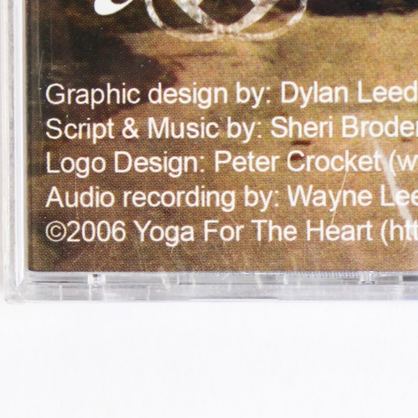 Yoga Lullaby With Sherri Broderick CD 2006 Wayne Leed's Of Wayne's E.A.R.S.