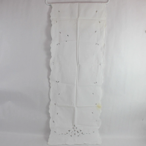 Lot Of 3 Fabric Pieces Fabric Cutters Quilting Crafting Embroidered Accents