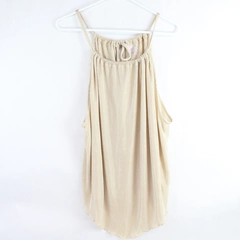 No Boundaries Beige Ribbed Texture Tank Top Women's Size 3XL 21