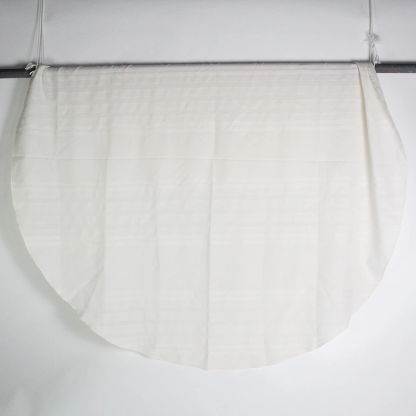 Lot of 3 Unbranded Round Ivory Tablecloths for Fabric Cutters and DIY Crafts 