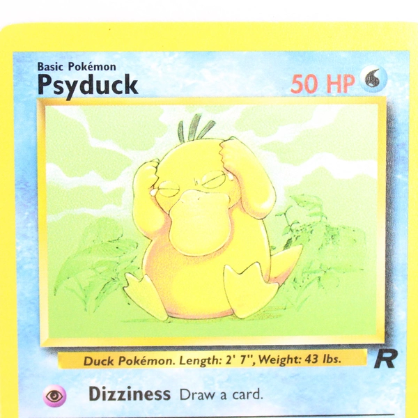 Psyduck 65/82 Unlimited Team Rocket Excellent Vintage Pokemon Trading Card