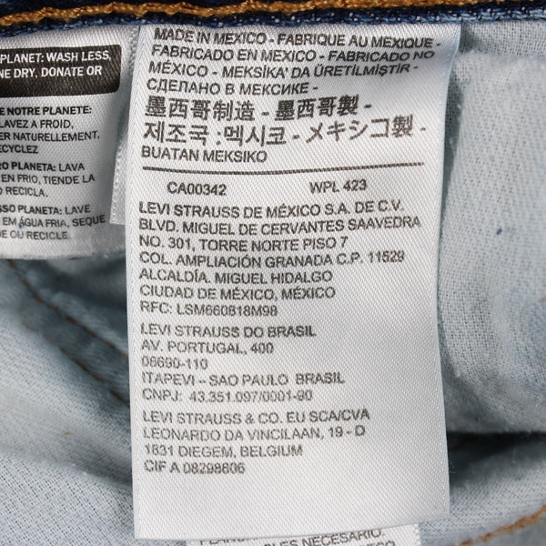 Levi's 505 Jeans Medium Wash Blue Men's Size 40 x 30 100% Cotton