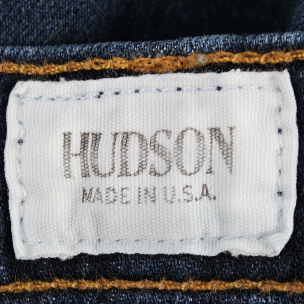 Hudson Women's Tapered Super Skinny Midrise Jeans Size 31 Frayed At Ankles