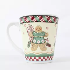 Debbie Mumm Christmas Sweet Gingerland Gingerbread Mug Sakura Oneida Cup