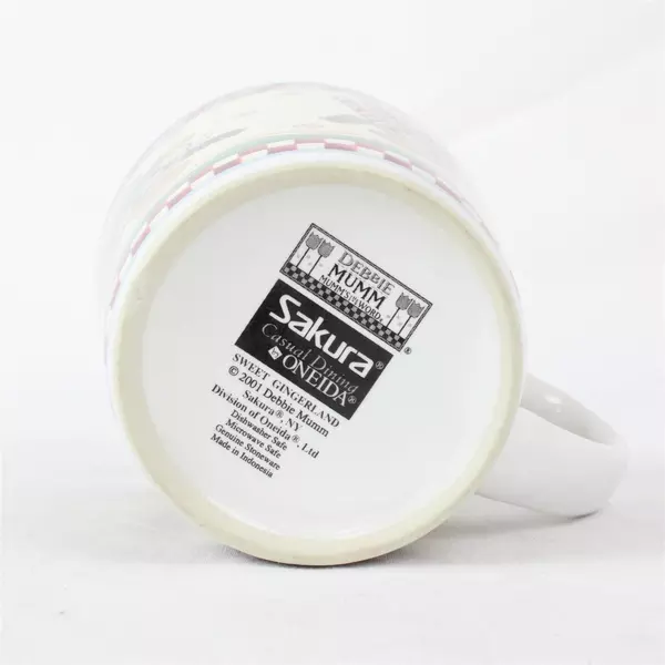 Debbie Mumm Christmas Sweet Gingerland Gingerbread Mug Sakura Oneida Cup