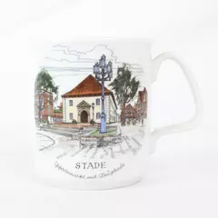 Stade Pferdemarkt Mit Zeughaus Ulenhorst Ceramic Collectible Mug German Market