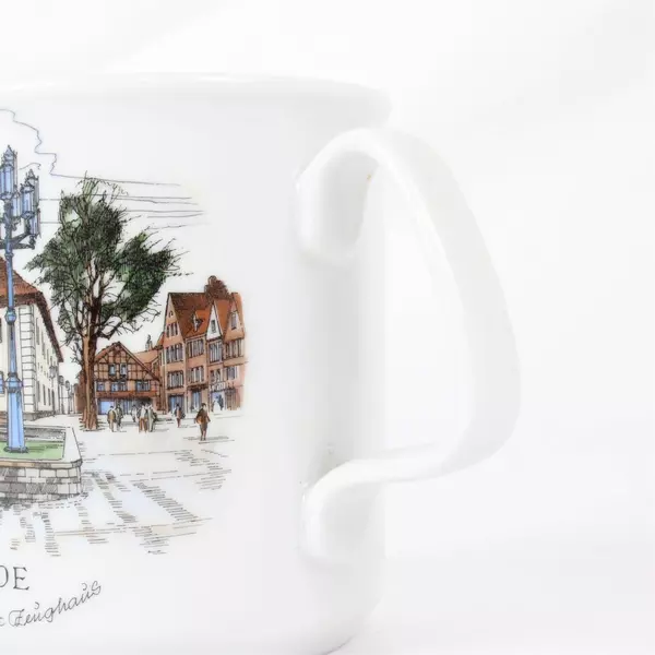 Stade Pferdemarkt Mit Zeughaus Ulenhorst Ceramic Collectible Mug German Market