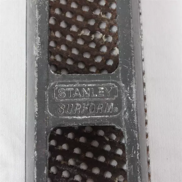 Vintage Stanley Surform 10 Inch Rasp Hand Plane File Wood Working Tool w/Handle