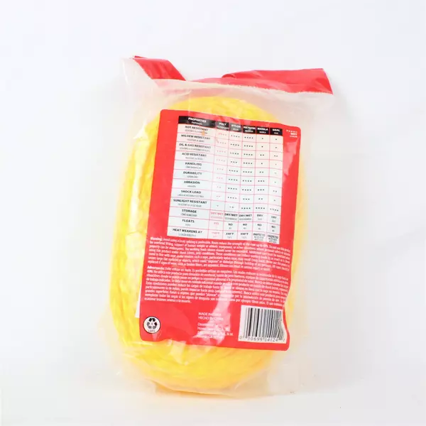 Hollow Braid Rope 100% Polypropylene 3/8 inch x 100 Feet