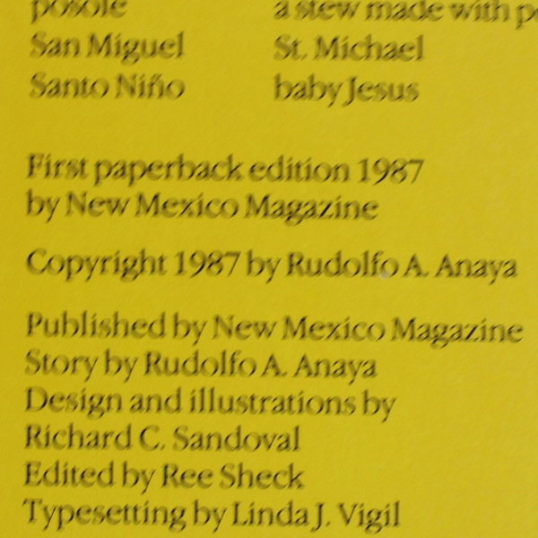 The Farolitos of Christmas by Rudolfo A Anaya New Mexico Christmas Story 1987 PB