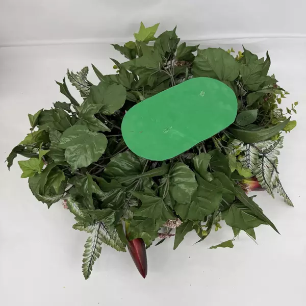 Artificial Floral Arrangement Roses Hydrangeas Lilies Greenery 27 x 22 Inches