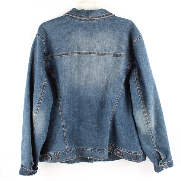 Style & Co. Medium Wash Denim Jacket Women's Size 24W