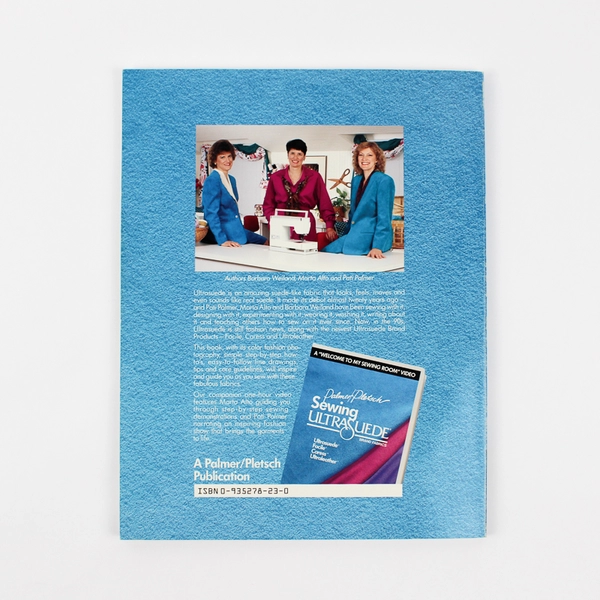 Sewing Ultrasuede Brand Fabrics by Marta Alto Pati Palmer Barbara Weiland 1990