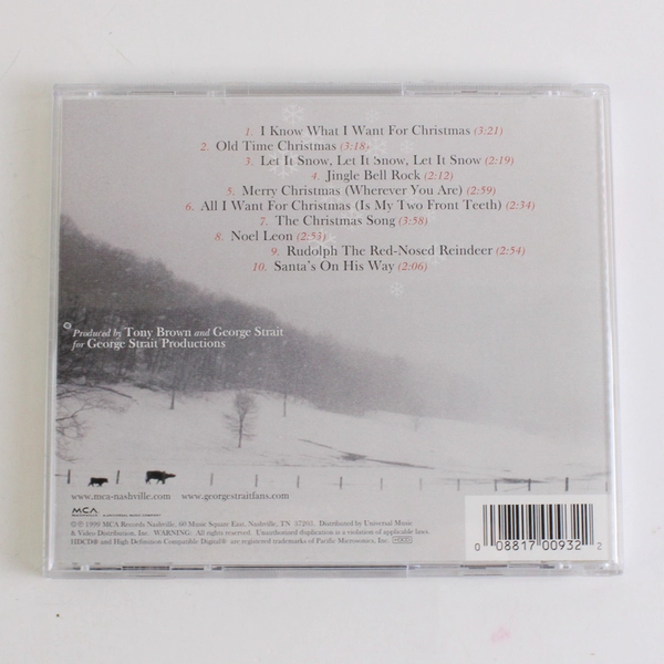 Merry Christmas Wherever You Are CD by George Strait 1999