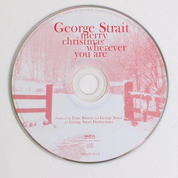 Merry Christmas Wherever You Are CD by George Strait 1999