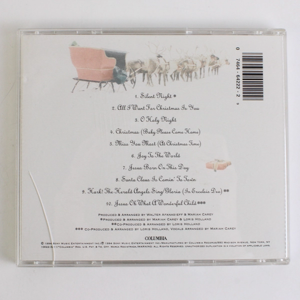 Merry Christmas CD by Mariah Carey 1994