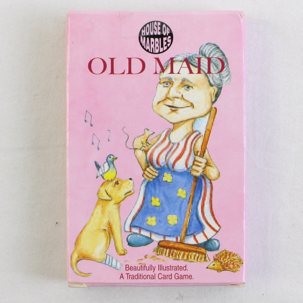 Vintage Traditional Old Maid Card Game Beautifully Illustrated 
