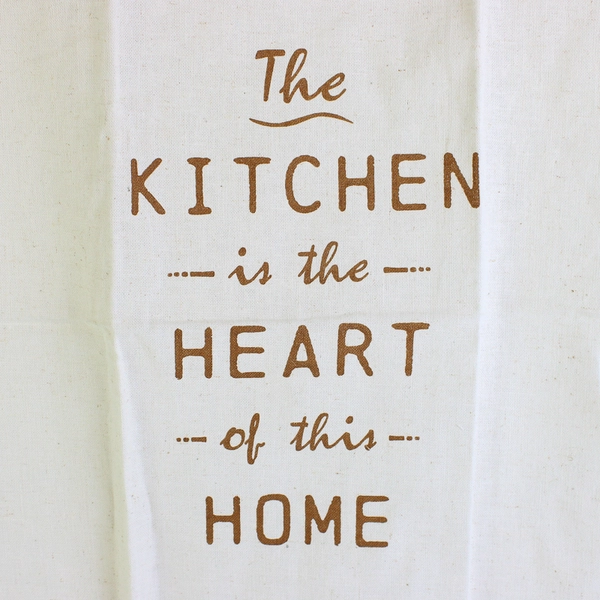 Demdaco The Kitchen Is The Heart Of This Home Kitchen Towel