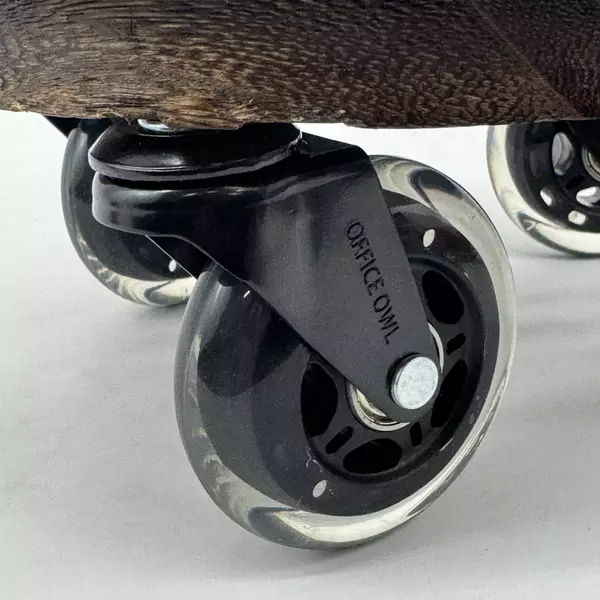 Rolling Wood Plant Caddy With Wheels