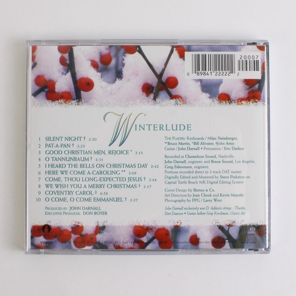 Winterlude Instrumentals for a Contemplative Christmas CD 1993