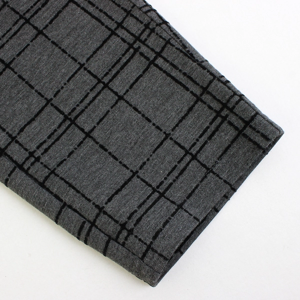 Simply Vera Vera Wang Square Pattern Gray Dress Pants Skinny Women's Size XL