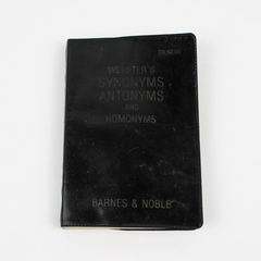 1962 Webster's Synonyms Antonyms and Homonyms Ottenheimer Publishers SMALL