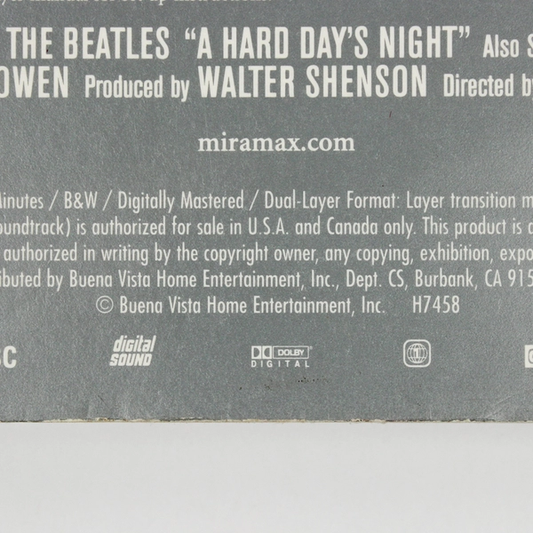A Hard Day's Night Miramax Collector's Series 2 DVD Set Beatles McCartney Starr