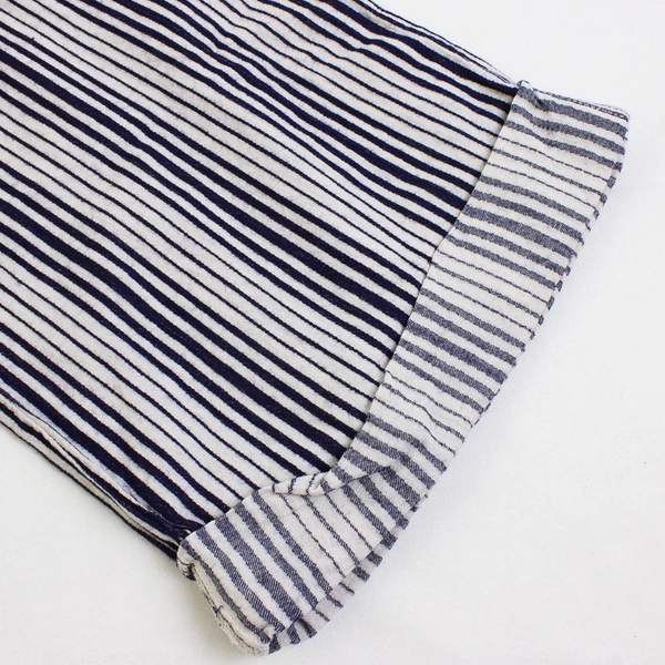 Just Living Blue/White Vertical Striped Loose Pants Women's Size L