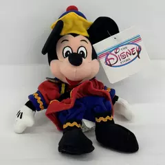 Disney Store Nutcracker Mickey Mouse Plush Bean Bag Toy NWT