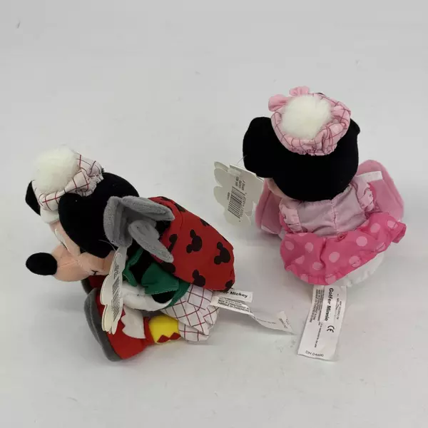 Mouse Toys Golfer Mickey And Minnie Mouse Bean Bag Plush Toys