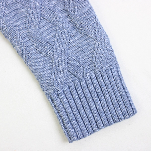 Madison + Hudson Periwinkle Purple Quarter Zip Sweater Long Sleeve Women's XL