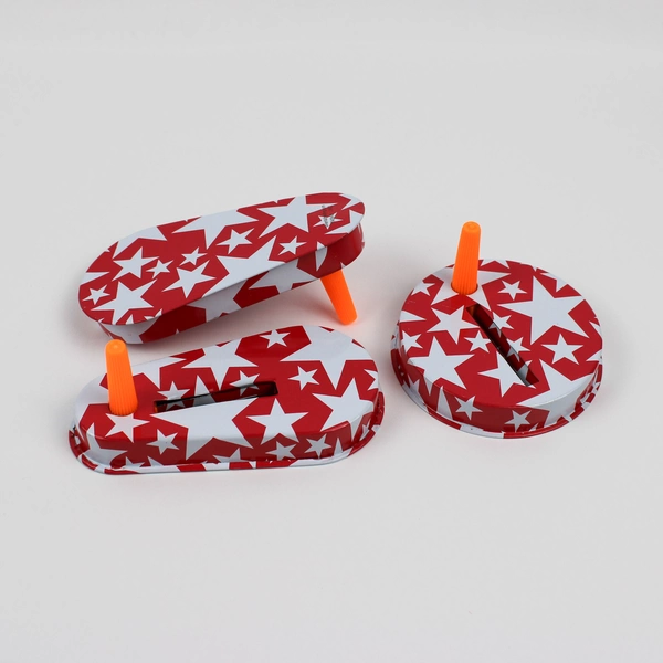 Lot of 9 Oriental Trading Co. Red Noisemakers New Years Birthday Party Favors