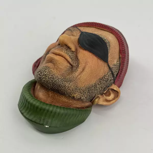 Vintage Bossons Of Congleton England Smuggler Face Chalkware Plaque