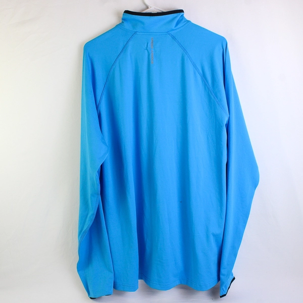 Under Armour Blue/Black Quarter Zip Long Sleeve Jacket Fitted Men's Size XL