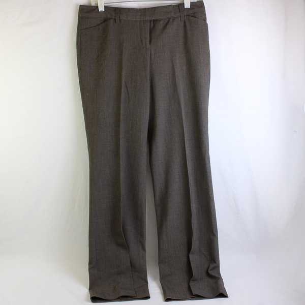 Express Edition Solid Brown Color Business Dress Pants Women's Size 8